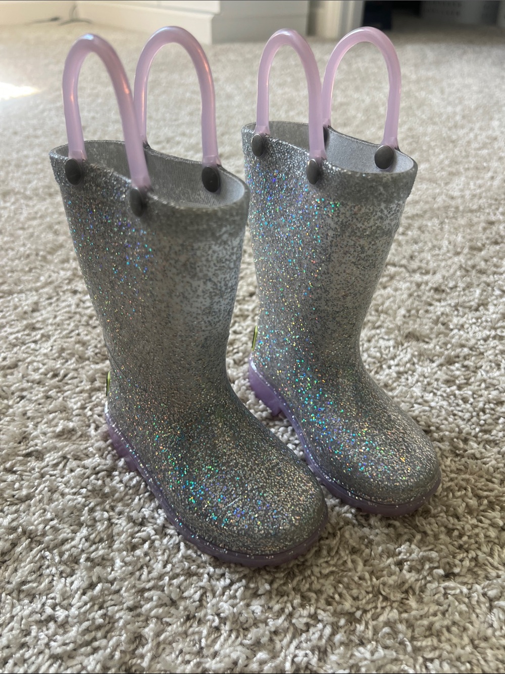 Western Chief Toddler Glitter Light-Up Rain Boots
